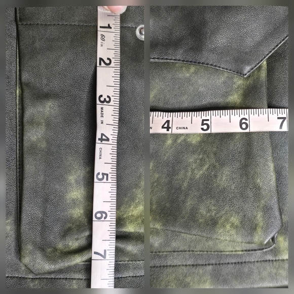 Phoebe Faux Leather Cargo Skirt - Picture 13 of 14